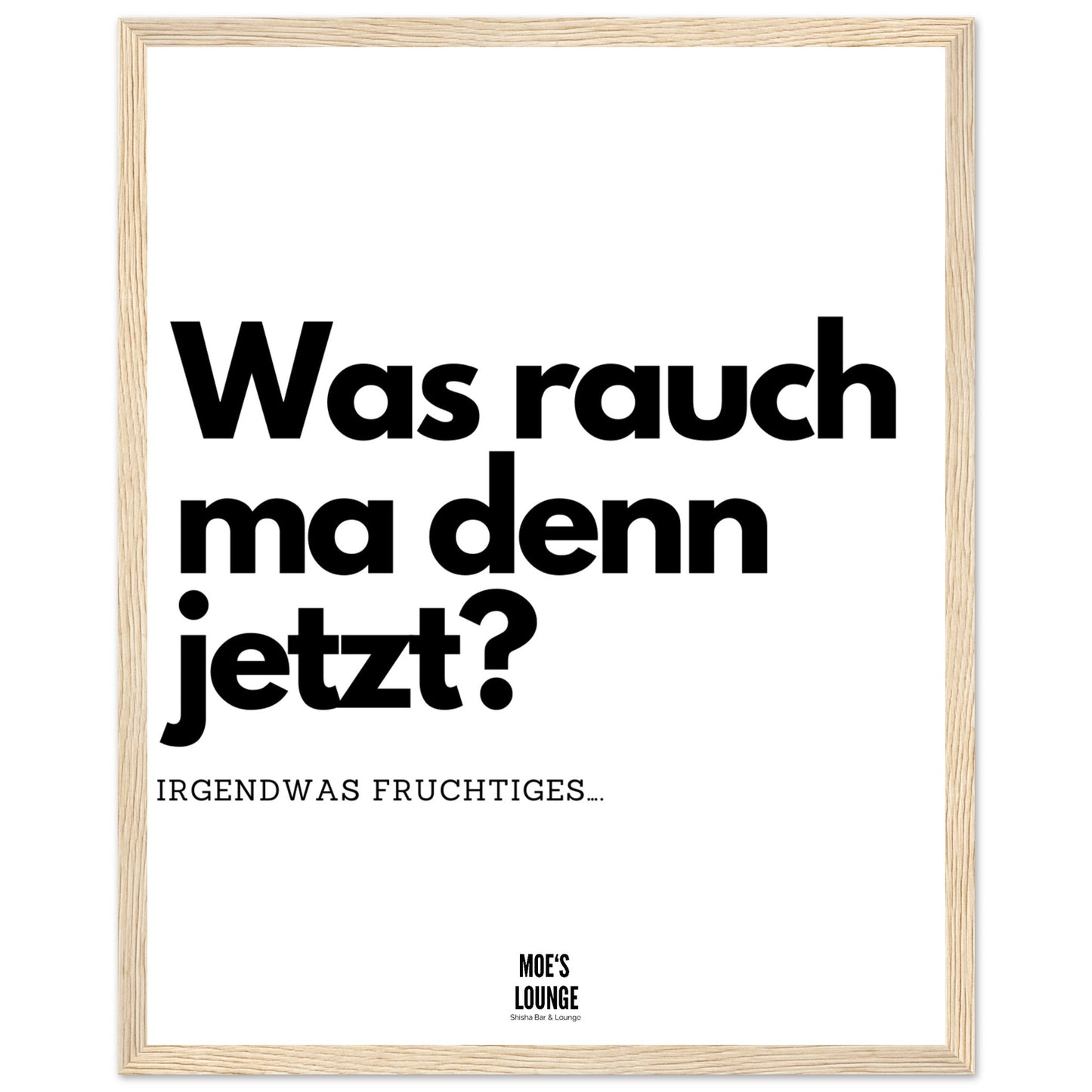 40x50 Poster mit Rahmen